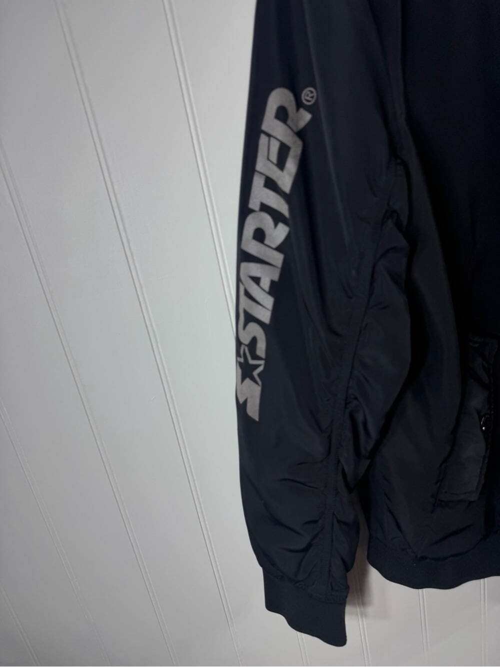 Bearcliff Starter Style Black Quilted Bomber Jacket Men’s Medium - Picture 5 of 6